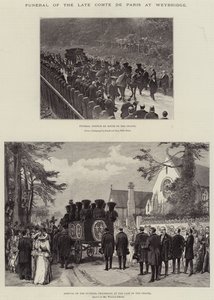 Funeral del Conde de París en Weybridge de William Crimea Simpson